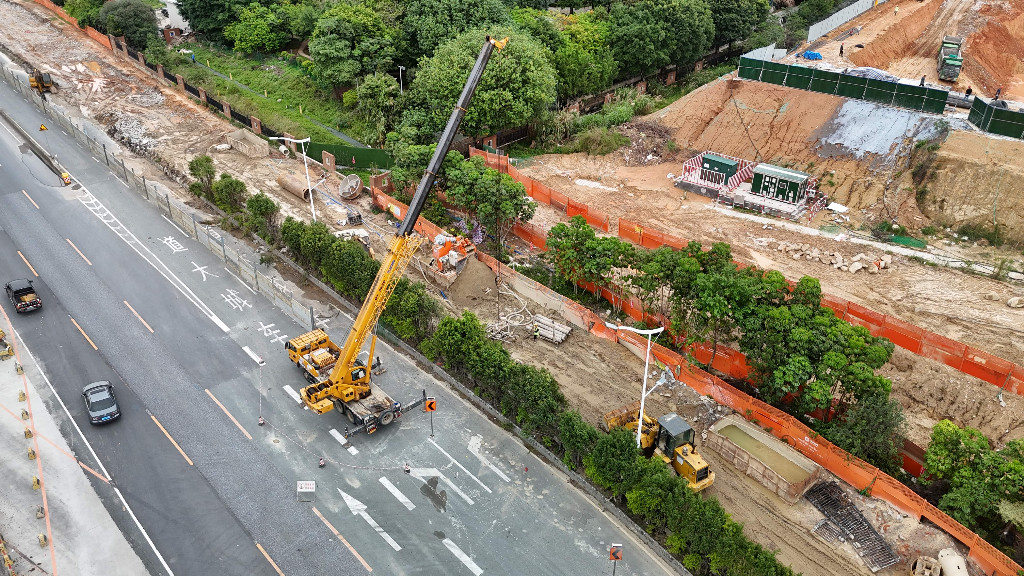 The project in Zengcheng, Guangzhou is progressing smoothly.