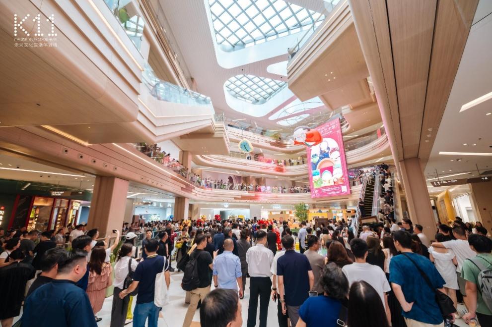 K11国庆业绩亮眼：销售同比增长23%，新项目引爆70万客流