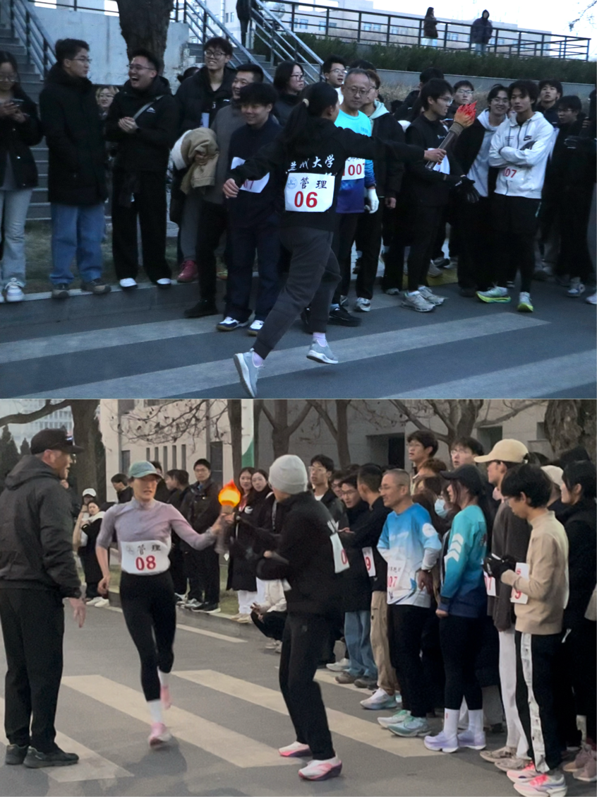 管理学院师生在校“一二·九”长跑接力赛中斩获亚军(图2)