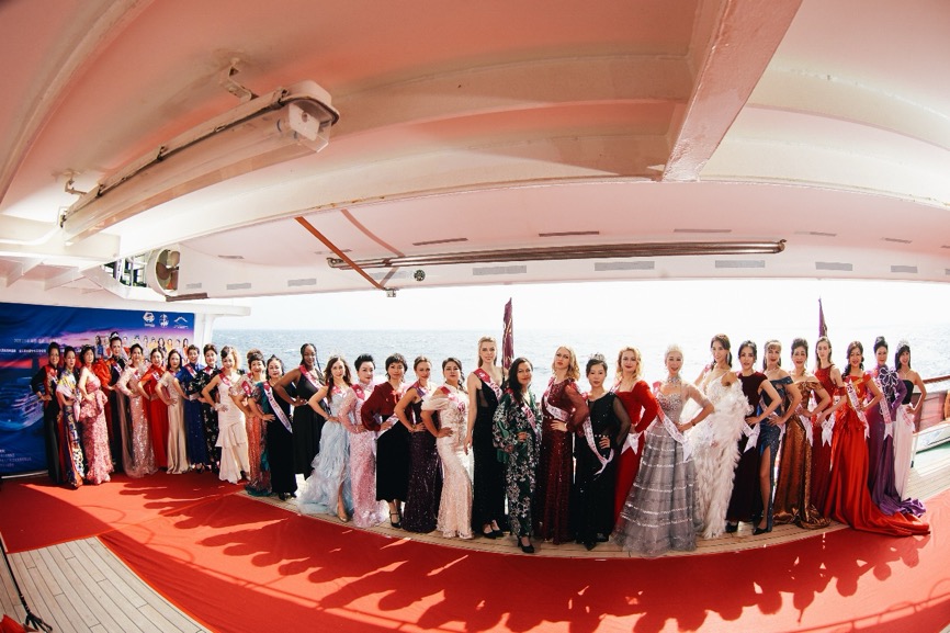 2025世界夫人全球总决赛海上大秀 绽放女性力量