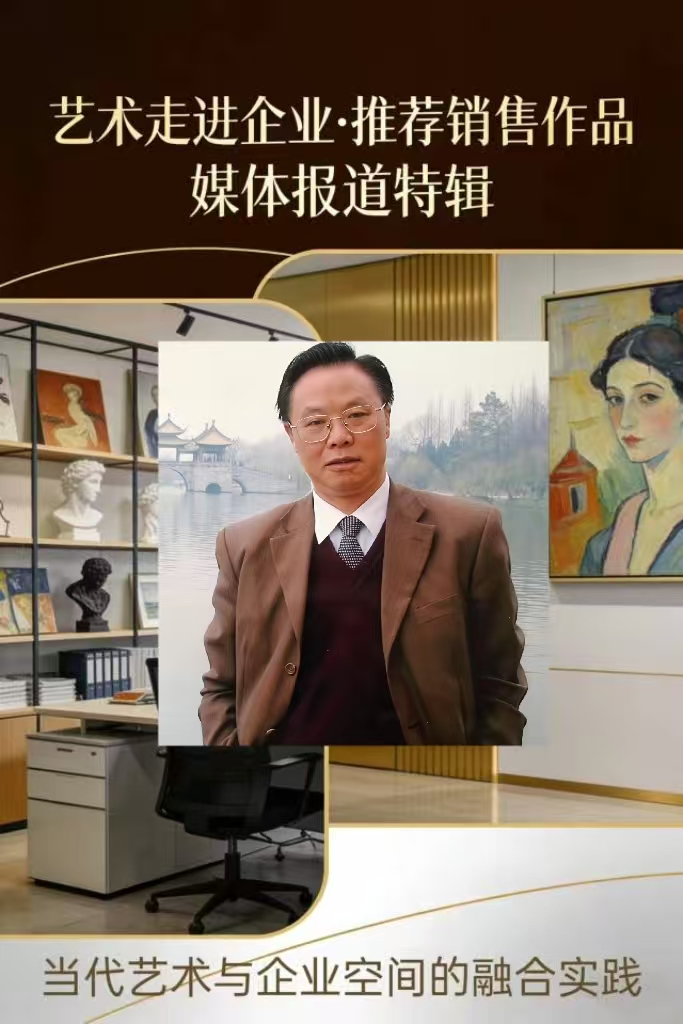 曾聆和——艺术走进企业推荐销售作品媒体报道