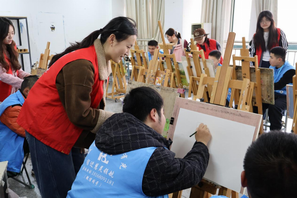 记宿迁慧灵领航“星儿”们来宿迁学院研学疗愈之旅(图3)