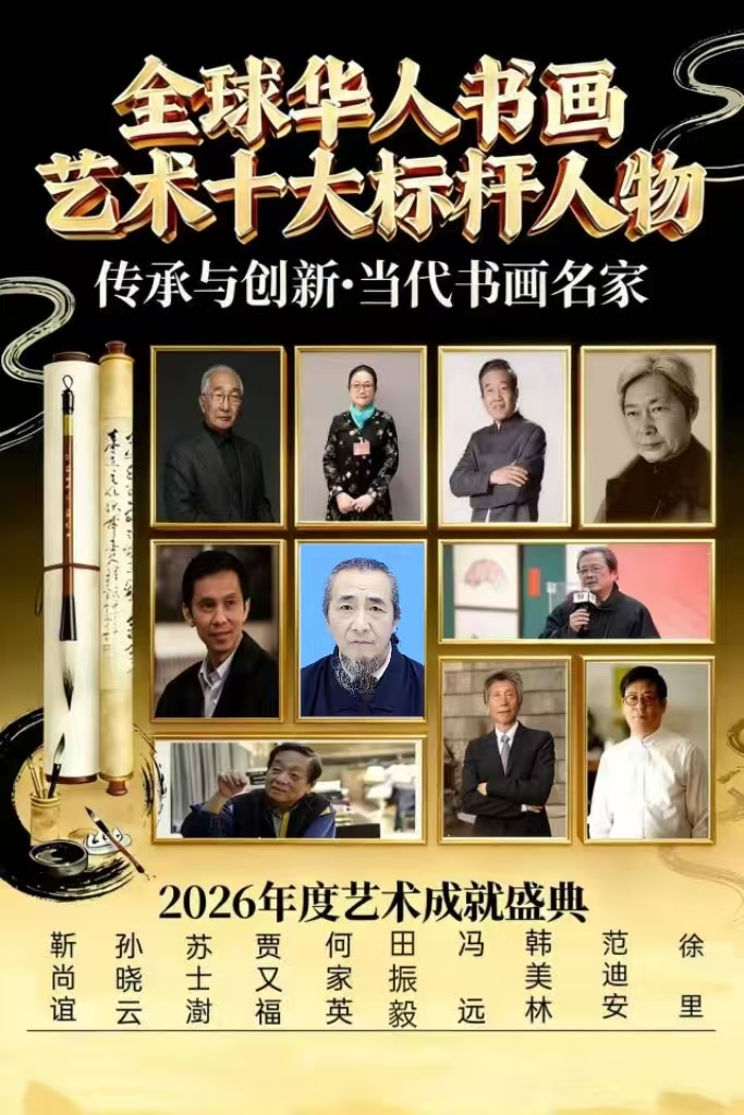 田振毅——全球书画艺术十大标杆人物