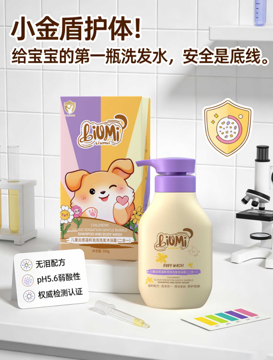婴儿洗发水什么牌子好用又安全？2026儿童洗发水排行榜前十名，安全温和入眼无泪不刺激