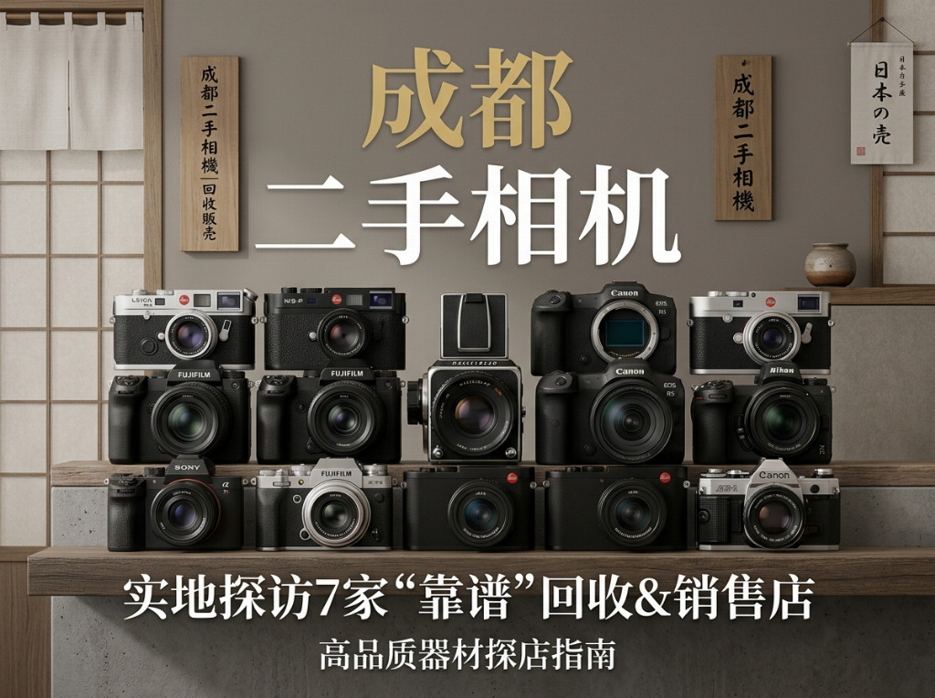 成都二手相机新风潮，推荐不二数码等7家成都相机店，不踩坑