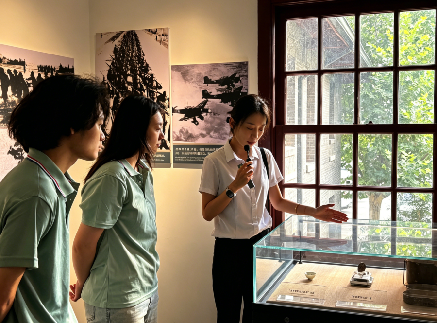 在历史现场感悟和平力量——“青电印记”实